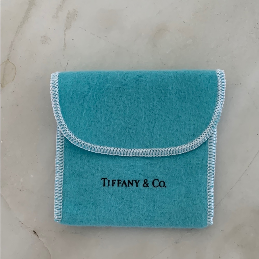 Tiffany & Co. Blue Jewelry Pouch